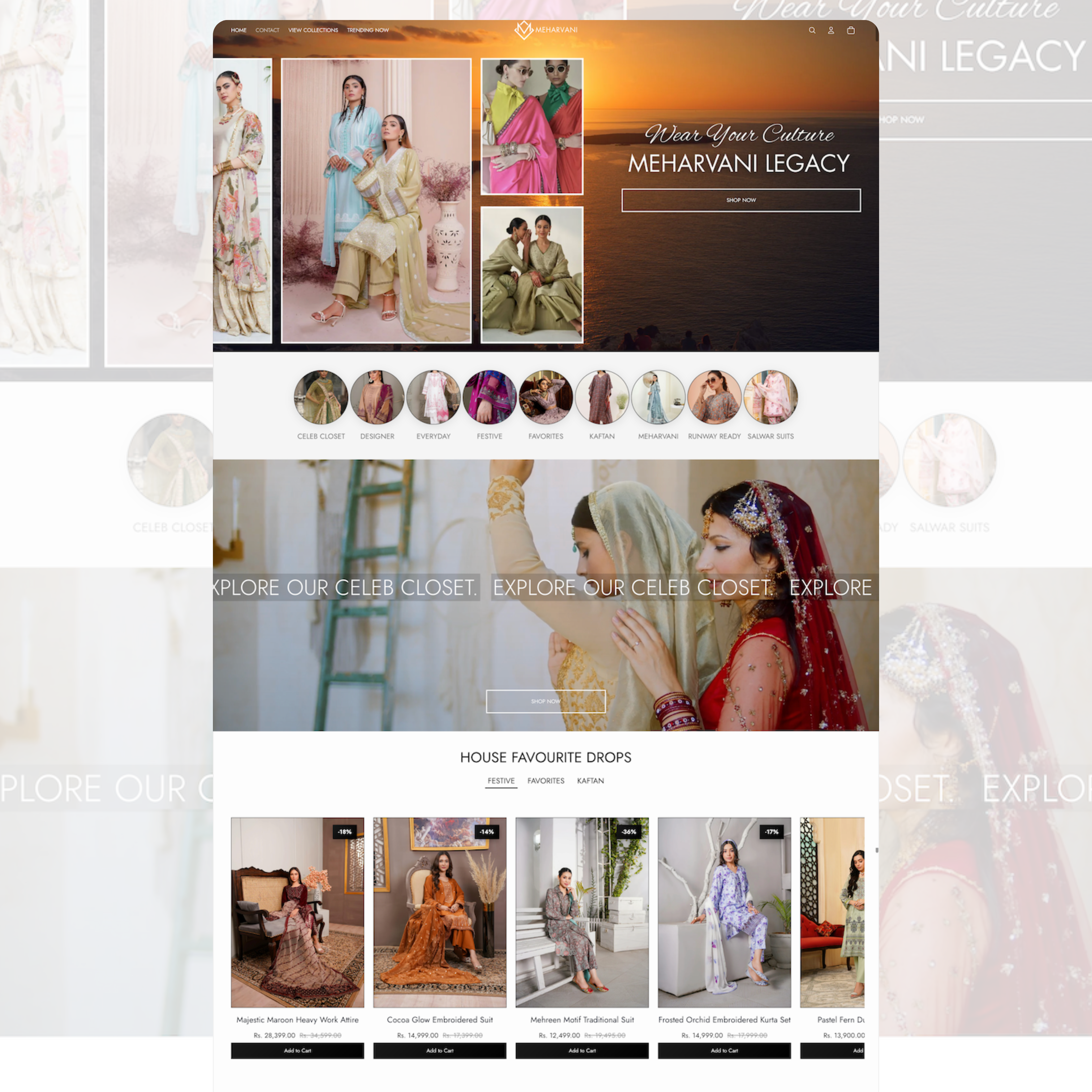 Zenpeak Ethnicwear ecommerce store demo