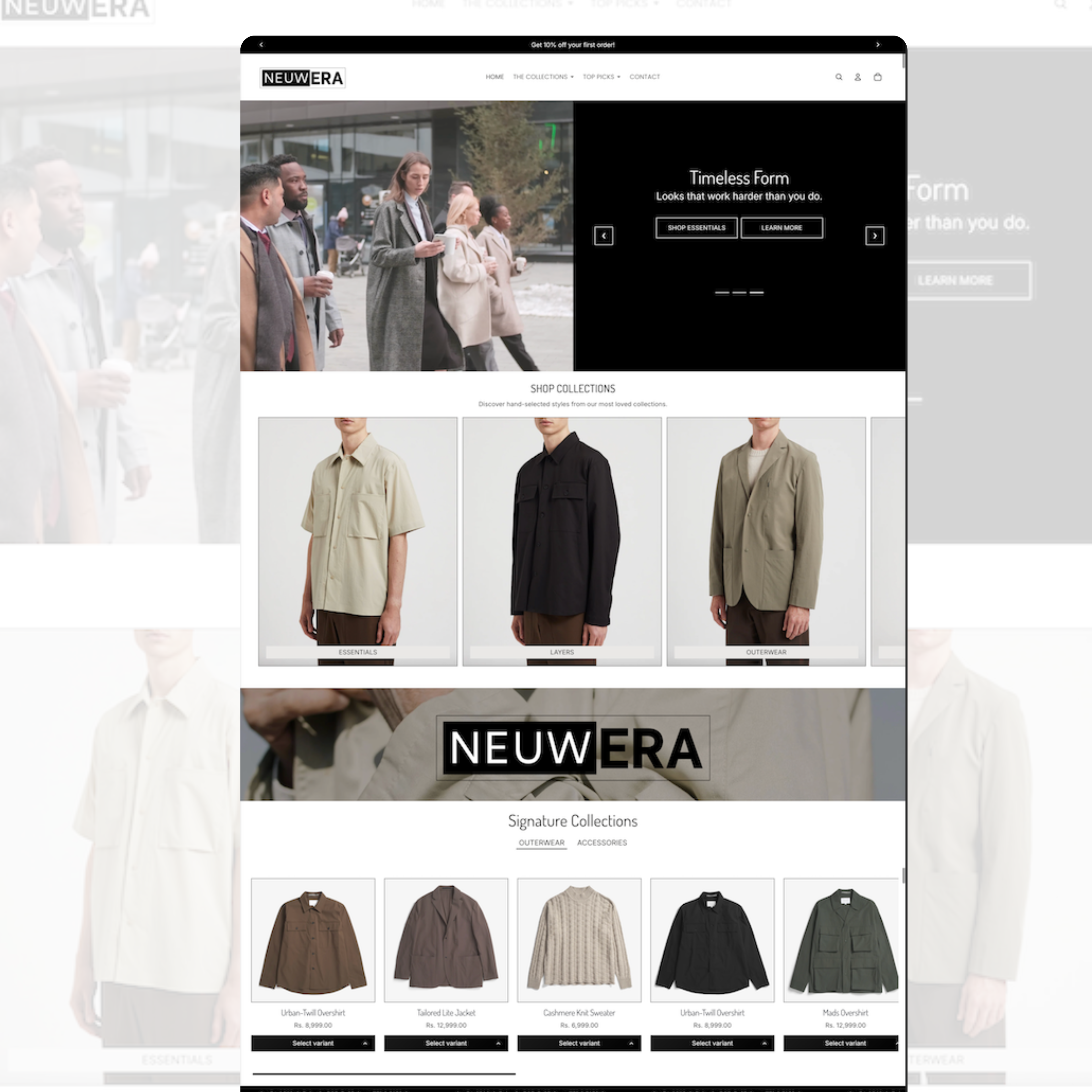 Zenpeak Fashion ecommerce store demo
