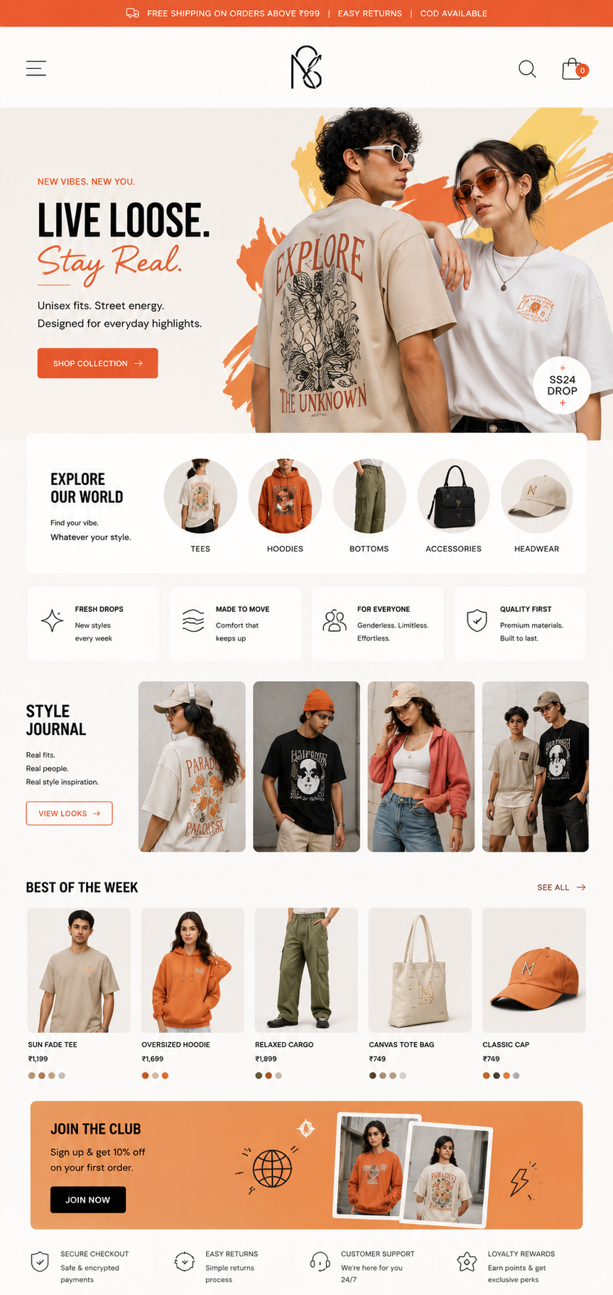Zenpeak ecommerce storefront hero preview